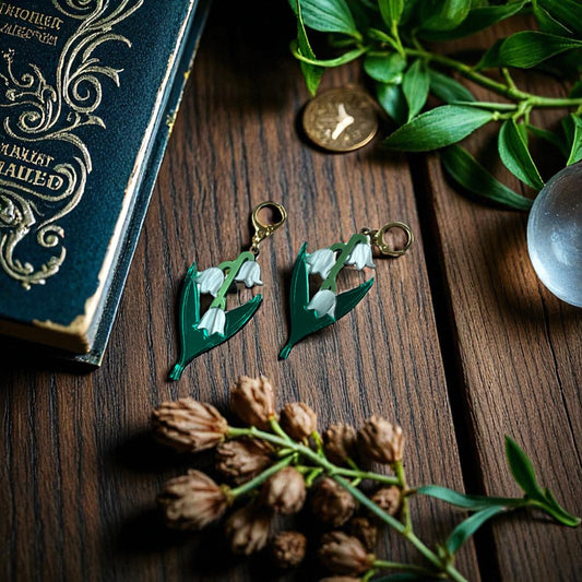 Lily of the Valley Earrings – Poison Garden Collection