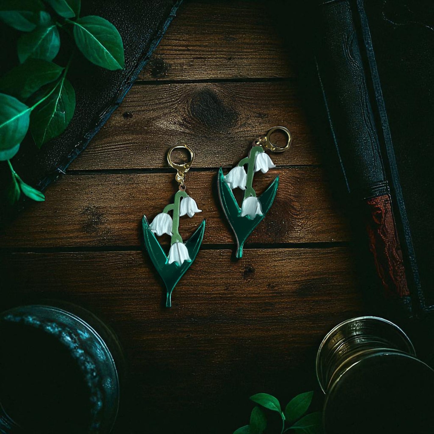 Lily of the Valley Earrings – Poison Garden Collection