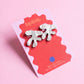 Matisse Inspired Abstract Leaf Stud Earrings