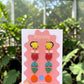 Geometric Shape Drop Earrings – Gallery Pop Colour Block Statement Jewellery