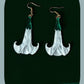 Angel’s Trumpet Earrings – Gothic Floral Acrylic Jewellery | Poison Garden Collection