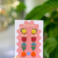 Geometric Shape Drop Earrings – Gallery Pop Colour Block Statement Jewellery