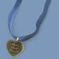 Gold Mirror Heart Pendant “Man’s Best Friend” Necklace – Sabrina Carpenter Album Inspired Dog Tag Coquette Twee Baby Doll Jewellery