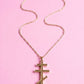 Heated Rivalry Inspired Ilya Rozanov Cross Necklace - Gold