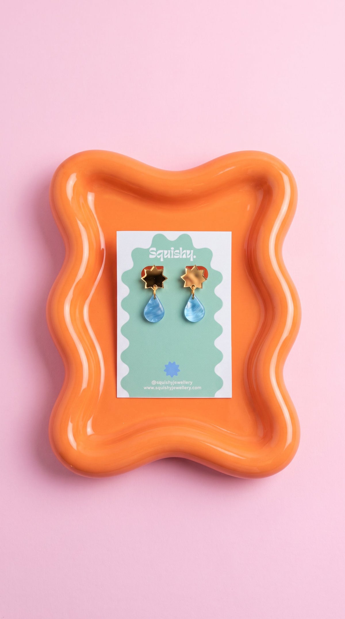 Star & Raindrop Earrings – Colourful Gallery Pop Statement Jewellery