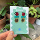 Abstract Star Drop Earrings – Gallery Pop Art Jewellery
