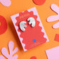 Matisse Inspired Split Leaf Stud Earrings