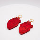 Anatomical Heart Earrings – Red Acrylic Statement Earrings | Science Jewelry, Alt Fashion, Med Student Gift, Anatomical Jewellery, Medical