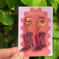 Pink Cowboy Boot Earrings – Western Acrylic Statement Earrings for Cowgirl & Festival Outfits (Copy)