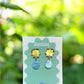 Star & Raindrop Earrings – Colourful Gallery Pop Statement Jewellery