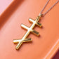 Heated Rivalry Inspired Ilya Rozanov Cross Necklace - Gold
