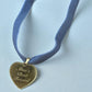 Gold Mirror Heart Pendant “Man’s Best Friend” Necklace – Sabrina Carpenter Album Inspired Dog Tag Coquette Twee Baby Doll Jewellery
