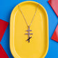 Heated Rivalry Inspired Ilya Rozanov Cross Necklace - Silver
