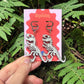 T Rex Skeleton Earrings – Dinosaur Statement Jewellery