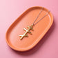 Heated Rivalry Inspired Ilya Rozanov Cross Necklace - Gold