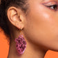 Anatomical Heart Earrings – Pink Acrylic Statement Earrings | Science Jewelry, Alt Fashion, Med Student Gift, Anatomical Jewellery, Medical