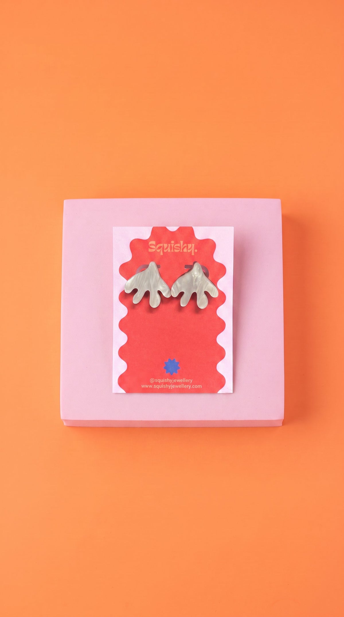 Matisse Inspired Fan Leaf Stud Earrings