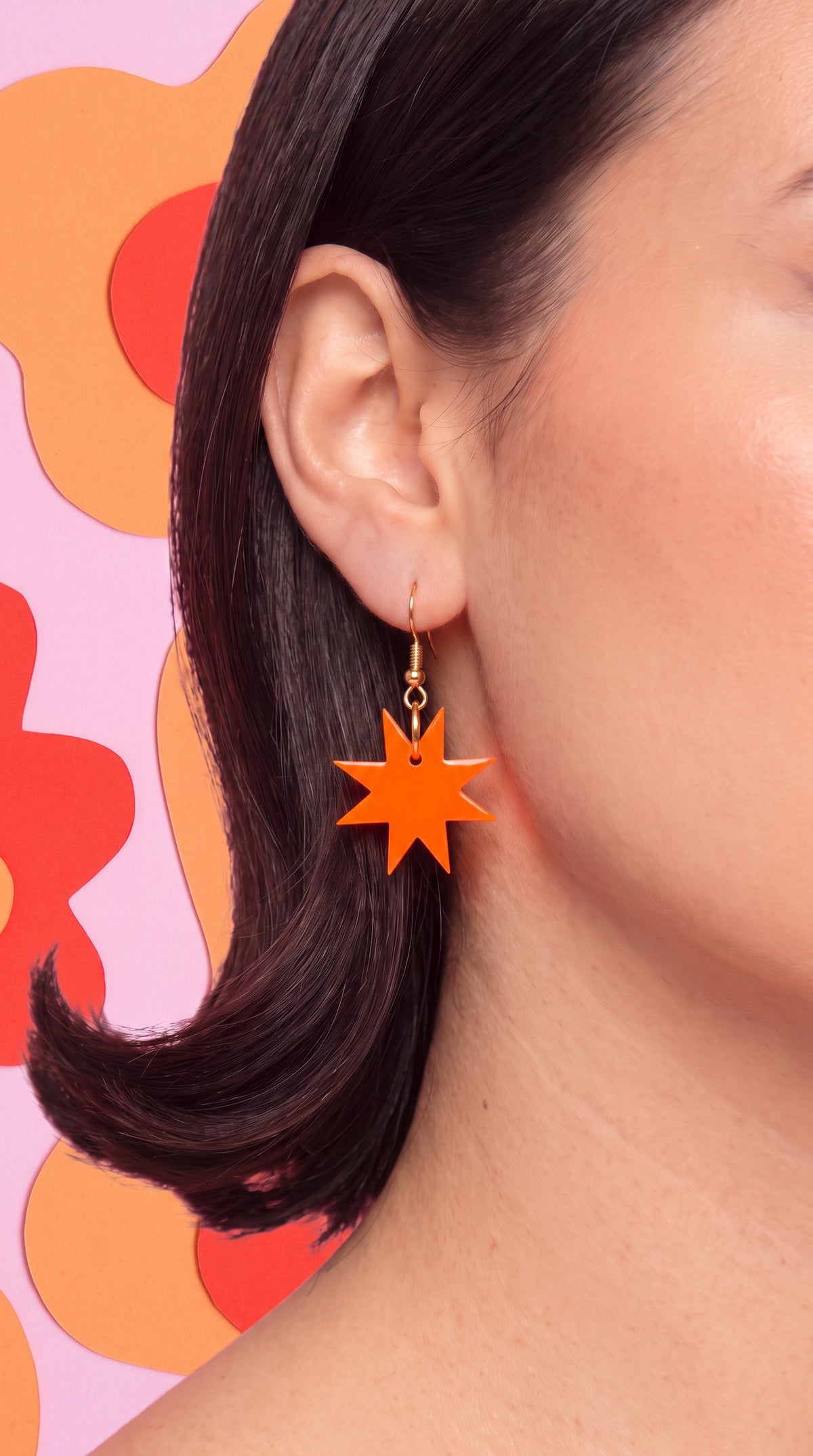 Star Acrylic Earrings – Multiple Colour Options – Cute Statement Jewellery