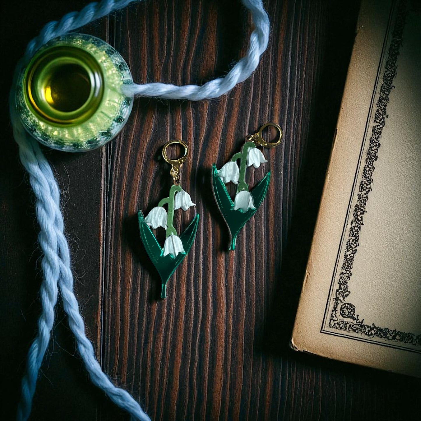 Lily of the Valley Earrings – Poison Garden Collection