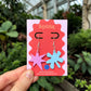 Pink and Blue Kiki & Bouba Statement Earrings | Wearable Art