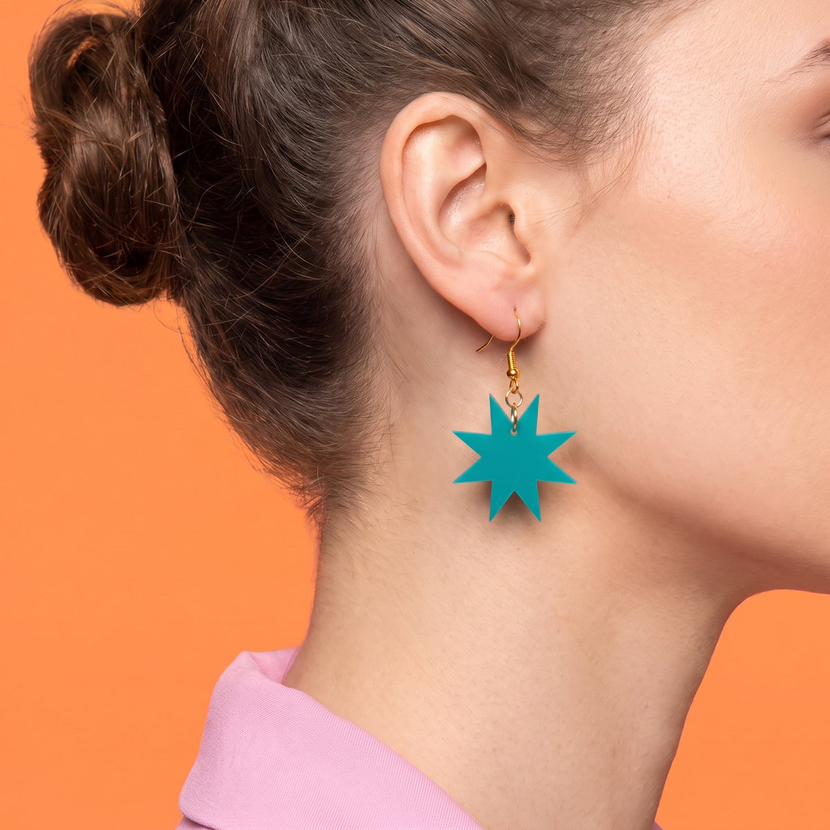 Star Acrylic Earrings – Multiple Colour Options – Cute Statement Jewellery