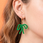 Colorful Bow Earrings — Acrylic Bow Huggie Hoops, Multiple Colours, Cute Statement Kawaii Bows, Handmade Colour-Blocked Earrings