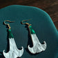 Angel’s Trumpet Earrings – Gothic Floral Acrylic Jewellery | Poison Garden Collection