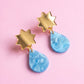 Star & Raindrop Earrings – Colourful Gallery Pop Statement Jewellery