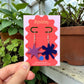 Purple and Navy Kiki & Bouba Statement Earrings | Wearable Art