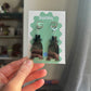 Babadook Earrings – Black Horror Silhouette Acrylic Dangles