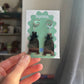 Babadook Earrings – Black Horror Silhouette Acrylic Dangles