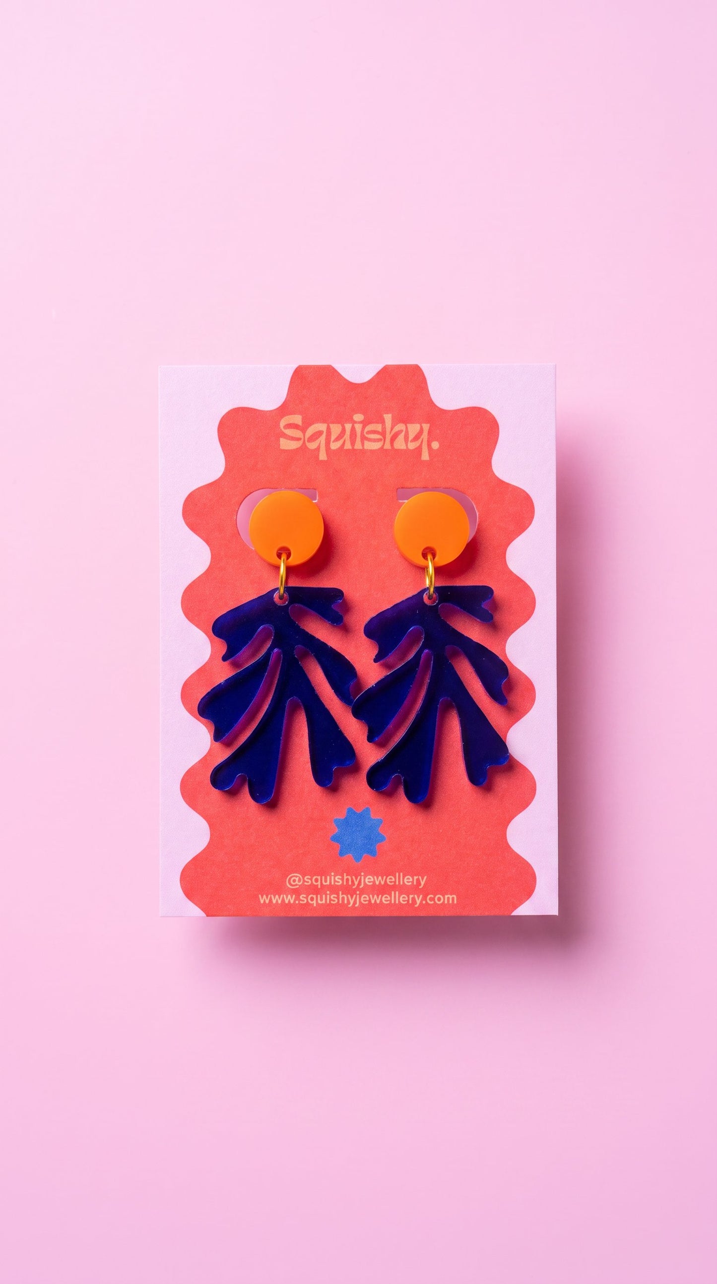 Matisse Inspired Seaweed Earrings – Wearable Art Statement Jewellery