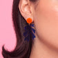 Matisse Inspired Seaweed Earrings – Wearable Art Statement Jewellery