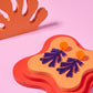 Matisse Inspired Seaweed Earrings – Wearable Art Statement Jewellery