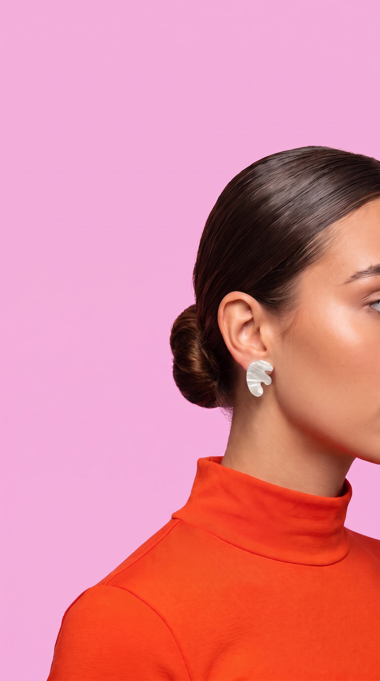 Matisse Inspired Split Leaf Stud Earrings