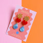 Star, Heart & Raindrop Earrings – Gallery Pop Art Jewellery