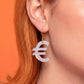 CMAT Euro Earrings Acrylic Mirror Euro Country Sign Statement Merch Earrings Alt Country Pop Y2K Currency Earrings Drag Brexit Political