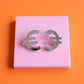 CMAT Euro Stud Earrings Acrylic Mirror Euro Country Sign | Merch Statement Earrings | Alt Country Pop | Brexit Currency Political Earrings