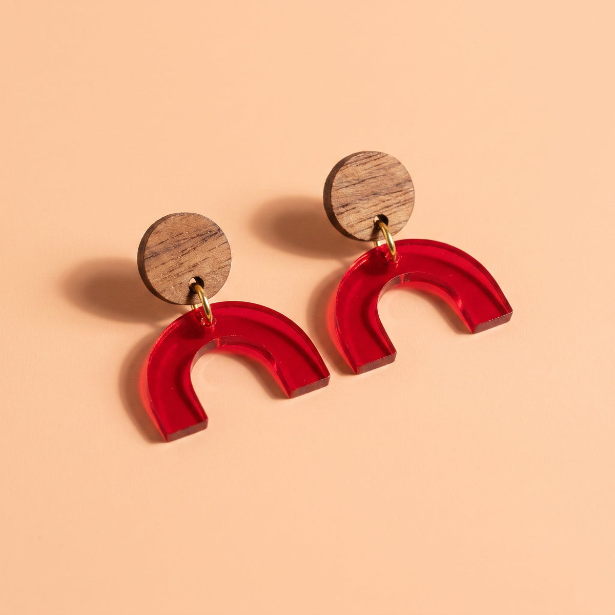 Mid-Century Mini Arch Earrings