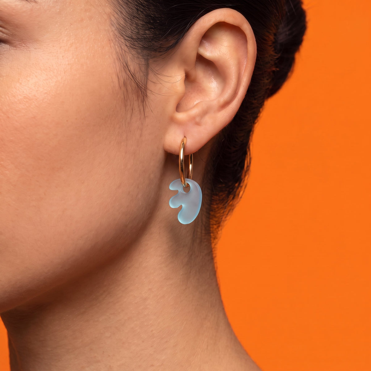 Matisse-Inspired Interchangeable Charm Hoop Earrings | 3 Styles
