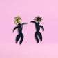 Matisse-Inspired Cut-Out Statement Earrings | Abstract Figure