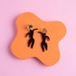 Matisse-Inspired Cut-Out Statement Earrings | Abstract Figure