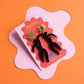 Matisse-Inspired Cut-Out Statement Earrings | Abstract Figure