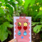 Star, Heart & Raindrop Earrings – Gallery Pop Art Jewellery