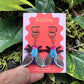 Silver Fly Huggie Hoop Earrings – Whimsigoth Insect Statement Jewellery