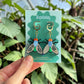 Silver Fly Huggie Hoop Earrings – Whimsigoth Insect Statement Jewellery