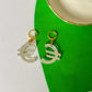 CMAT Euro Earrings Acrylic Mirror Euro Country Sign Statement Merch Earrings Alt Country Pop Y2K Currency Earrings Drag Brexit Political