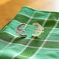 CMAT Euro Stud Earrings Acrylic Mirror Euro Country Sign | Merch Statement Earrings | Alt Country Pop | Brexit Currency Political Earrings