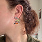 CMAT Euro Stud Earrings Acrylic Mirror Euro Country Sign | Merch Statement Earrings | Alt Country Pop | Brexit Currency Political Earrings