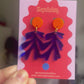 Matisse Inspired Seaweed Earrings – Wearable Art Statement Jewellery